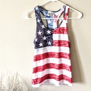 Never worn patriotic tank.